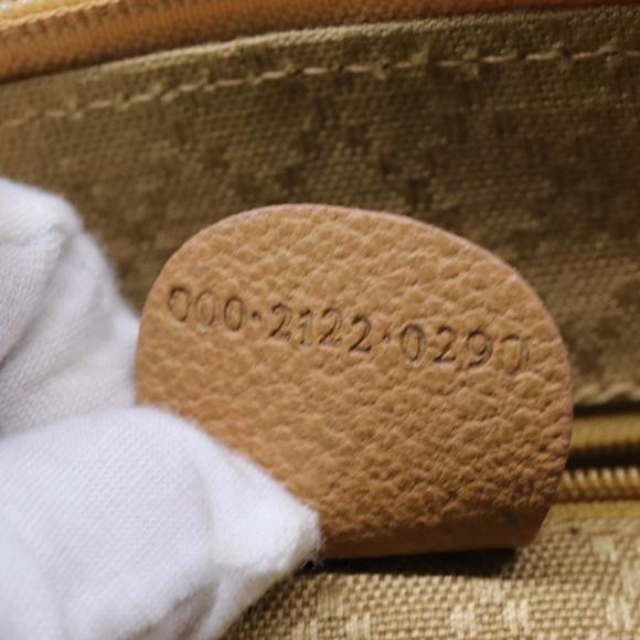 GUCCI Bamboo Hand Bag Suede 2way Brown Auth 71164 - Picture 12 of 16